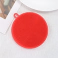 thumbnail image 3 of ACDANC Silicone Dish Scrubber,Convenient Suction Cup Dish Sponges Kitchen,Anti-Scald and Heat-Resistant Cleaning Sponges,Color Mixing1, 3 of 4