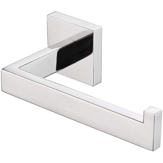 Marca - Umi Soporte de papel higiénico montado en la pared Sus304 Soporte de rollo de papel higiénico de acero inoxidable Soporte pulido, A2572dg Acero pulido. Afortunado Sencillez