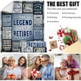 thumbnail image 6 of Retirement Gifts for Women Men, Best Retirement Gifts, Funny Retirement Gifts for Women Men Teacher, Retirement Gifts for Women 2024 Coworker, Retired Gifts Ideas-Fannel Throw Blanket 50"x60", 6 of 6
