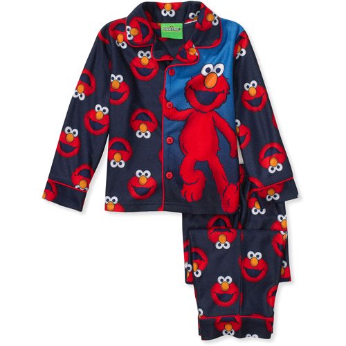 Sesame Street Baby Boys' Elmo 2Piece Button Down Pajamas
