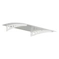 thumbnail image 3 of Palram - Canopia Lyra 1350 Door Awning 53" x 35", White, 3 of 5