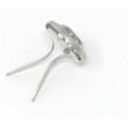 thumbnail image 2 of 100 BRADS FOR CRAFTS & SCRAPBOOKING CLEAR ROUND CRYSTAL WEDDING 8MM x 12MM APRX 100, 2 of 3