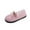 Pink, variant on QQAMB Women's Slippers Faux Suede Warm Fuzzy Lining Loafers Slip On Round Toe Comfortable Casual Indoor Outdoor House Shoes