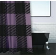 thumbnail image 3 of Simply Daisy 70" W x 73" L Buffalo Plaid Polyester Shower Curtain, Larkspur [1 Ct], 3 of 5