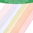 thumbnail image 4 of 3 Pcs Roll Sheer Organza Ribbon Organza Ribbon 1 Inch 10 Yard Sheer Ribbon Yellow Gold Champagne Gold Brown, 4 of 7
