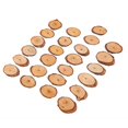 thumbnail image 4 of 25Pcs Pine Oval Piece oblique DIY Home Painting Hand Made Festive Decoration Craft, 4 of 4