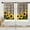 Sunflower Wooden, variant on Sunflower Kitchen Curtains 36 Inch Length Farmhouse Window Short Tier Curtains Over Sink Set of 2, Wooden Board Flower Summer Vintage Small Kitchen Decor 26x36 Inch
