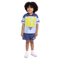 thumbnail image 2 of Monster Jam Toddler Boys Short Sleeve Football Tee and Shorts Set, 2 Piece, Sizes 12M-5T, 2 of 10