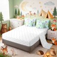 thumbnail image 5 of Erosebridal Bunny Twin Bedding for Boys Girls, Mint Daisies Bedding Comforter Set, Reversible 7pcs, 5 of 6