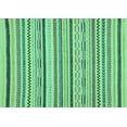 thumbnail image 1 of Ahgly Company Indoor Rectangle Abstract Turquoise Blue Modern Area Rugs, 8' x 10', 1 of 4