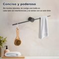 thumbnail image 4 of 40cm Toallero para Baño, Porta Toallas para Baño sin Taladro, Toallero Unica Minimalista Nórdica para Baño, Ajustable a La Izquierda y a La Derecha (Negro), 4 of 4
