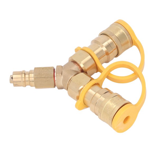 Y Splitter,Y Splitter Natural Gas Grill Connector Two Way Gas Splitter Stylish and Modern
