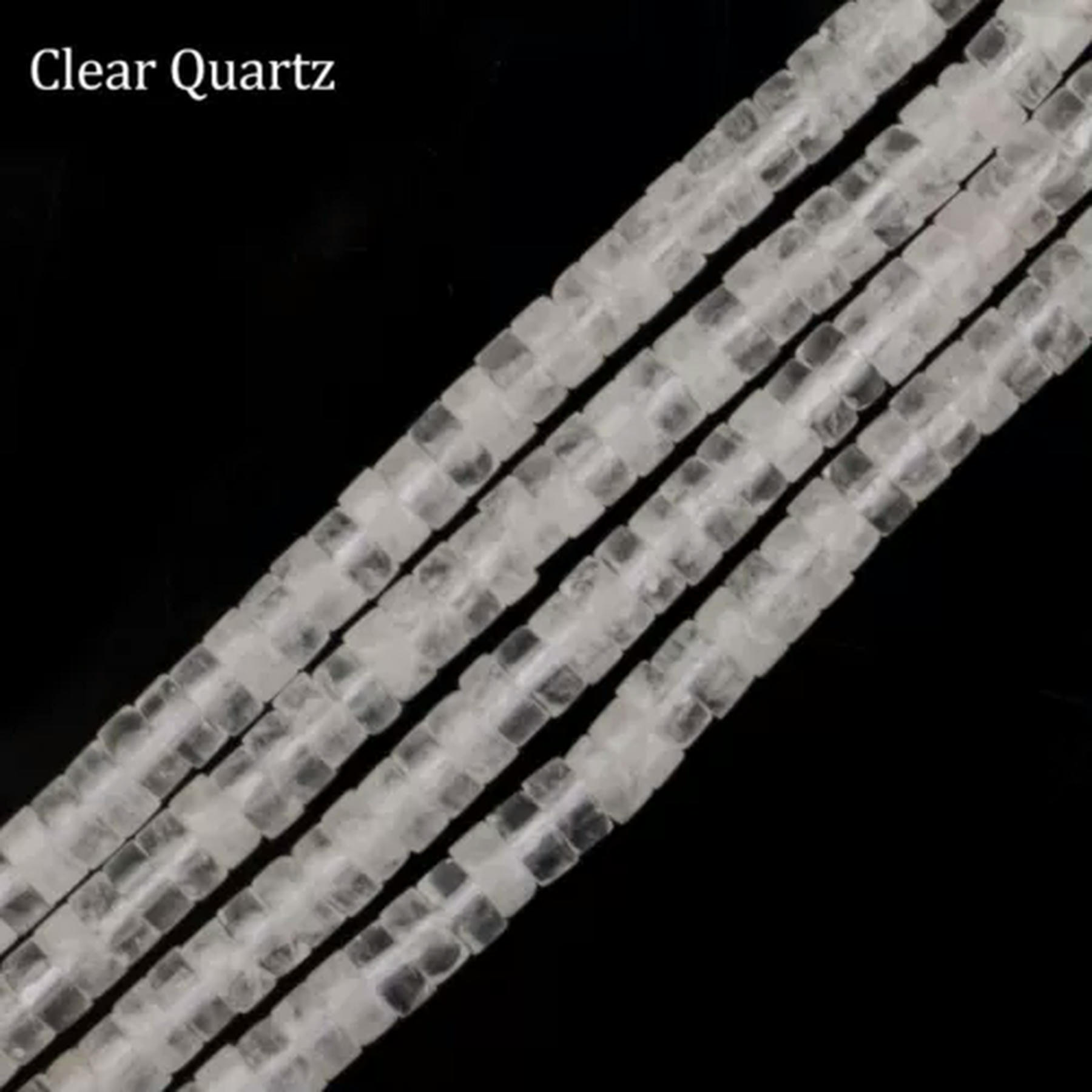 2x4mm Assorted Gemstones Rondelle Crystal Spacer Loose Beads for Jewelry Making