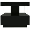 thumbnail image 6 of Furvclv LED Coffee Table Modern Rectangular Center Table With 2 Drawers Display Shelves For Living Room Office Home, 6 of 7