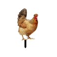 thumbnail image 2 of KQJQS Rooster Decor Statue - Outdoor Garden Acrylic Chicken Sculpture Art for Backyard, Patio, and Lawn, 2 of 6