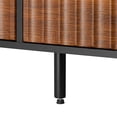 thumbnail image 2 of Finnhomy Modern 4-Door Sideboard Buffet, Entertainment Console Cabinet, 63 x 15.7 x 34.6 inches, 2 of 6