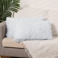 thumbnail image 2 of Unique Bargains Soft Modern Home Decor Plush Decorative Throw Pillow Covers (2 Count) White 12" x 20", 2 of 6