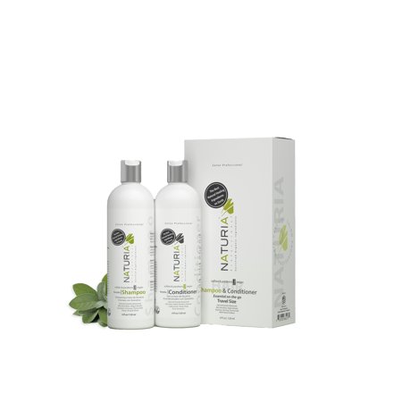 Naturia™ Professional Keratin Travel Size Shampoo & Conditioner Essential On-The-Go SET 4 OZ