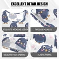 thumbnail image 2 of joogoo Cute Birds Pattern Pajama Sets Short Sleeve Cotton 2-Piece Sleepwear 12Y, 2 of 7