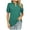 Womens Tops Short Sleeve-Green, variant on Homenesgenics Womens Tops under $5 Fashion Women's Casual Solid Color Stand-up V-Neck Short Sleeve Shirts Tops Blouse Black XXL