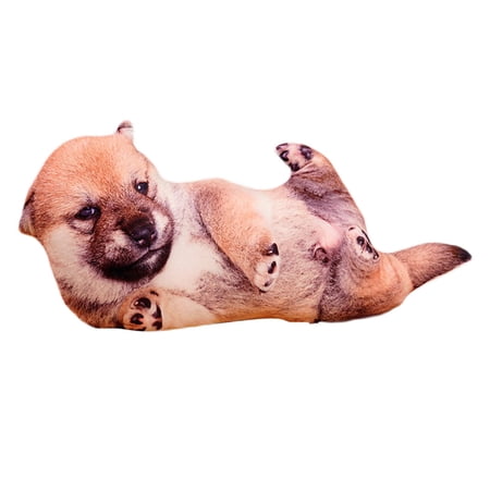3D Printed Simulation Dog Plush Toy, Cute Stuffed Dolls, Soft Creative for C