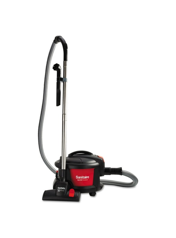 Electrolux Floor Care Extend Top-Hat Canister Vacuum, 9 Amp, 11" Cleaning Path, Red/Black