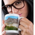 thumbnail image 2 of 3drose, Usa, South Dakota, Bandlands Np, Desert Landscape in Cedar Pass Area., 15oz Mug, 2 of 6