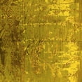 thumbnail image 1 of Ahgly Company Indoor Square Oriental Yellow Industrial Area Rugs, 3' Square, 1 of 4