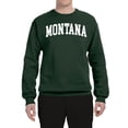 thumbnail image 2 of Wild Bobby State of Montana College Style Unisex Crewneck Sweatshirt, 2 of 6