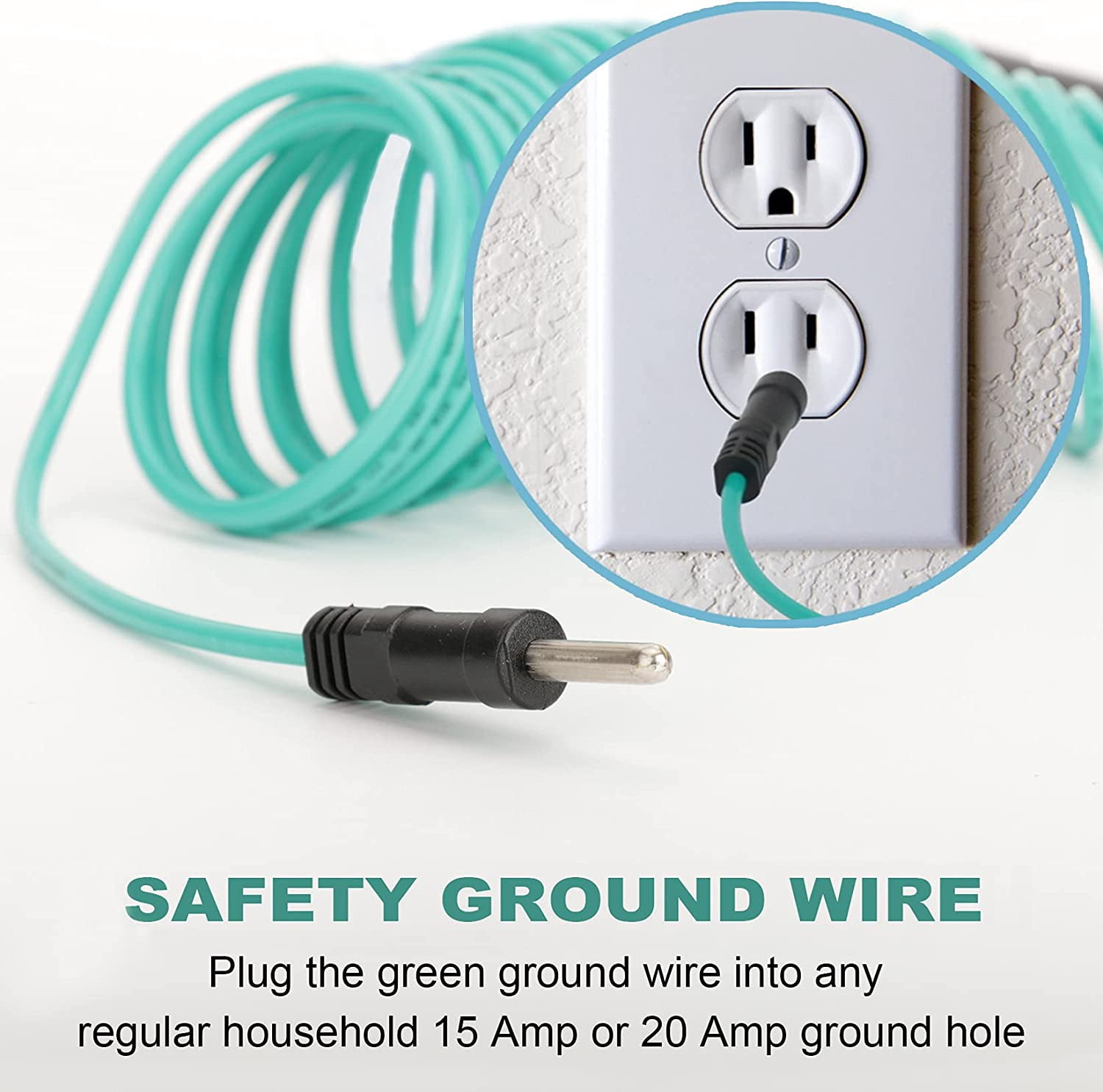 Dryer Adapter 4 Prong to 3 Prong, 4P Newer to 3P Older House, Convert Cord NEMA 10-30P Plug to 14-30R Receptacle, 10 AWG STW 1.5FT With Safety Ground Wire, ETL Listed