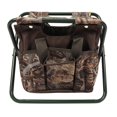 thumbnail image 1 of Silla de pesca portátil para aventuras al aire libre con bolsa de herramientas incorporada Taburete de campamento compacto, 1 of 8