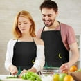 thumbnail image 5 of Green Bigfoot and Campfire Pattern Apron-Garden Aprons for Women with Pockets-Cotton Linen Waterproof Kitchen Cooking Gardening Aprons Adjustable for Kitchen,Cooking,BBQ and Salon 33x27 Inch, 5 of 7