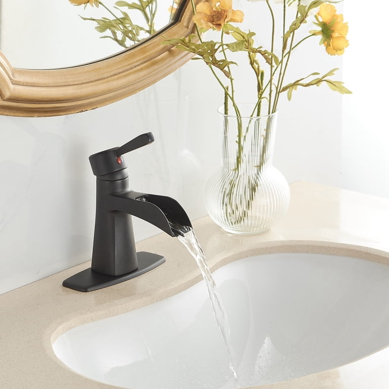 Single-Handle Widespread Bathroom Sink Faucet Nickel Brushed 