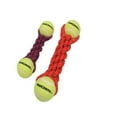 thumbnail image 2 of Mammoth Pet Products Twister Bone w/2 Tennis Balls Dog Toy, 2 of 2