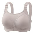 thumbnail image 2 of Antinious Womens Wireless Bras,Summer Plus Size Bra for Womens,Woman Color Thin And Steel Hoop Gathered Breathable Underwear For Daily Bras, 2 of 3