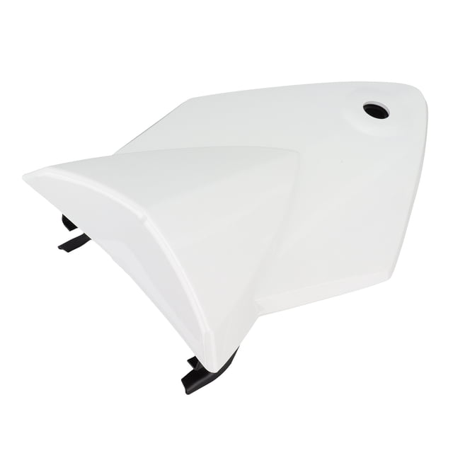 Housse de Carénage Arrière, Housse de Boîte de Queue Passager Durable Ajustement Parfait Rupture Brillant Haute Résistance Résistant pour Moto Blanc