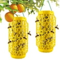 Zhuitw 2 Pack Wasp Trap Outdoor Hanging NonToxic Carpenter Bee Traps