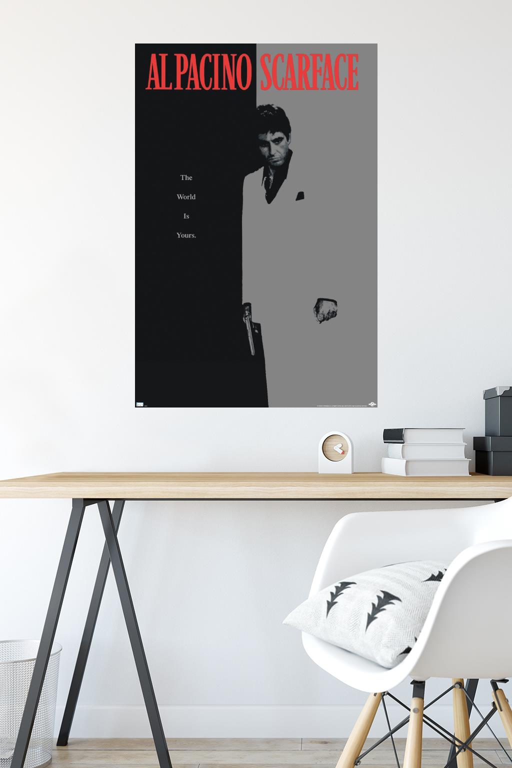 Poster Moldurado Car Legends Scarface Quadro A4