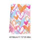 thumbnail image 3 of Pisexur Batería de cocina Toalla de regalo de San Valentín de 43 x 63 cm, fibra con estampado de corazones, paño de limpieza, toallas de cocina, aniversario para la cocina del hogar, 3 of 6