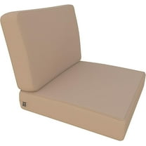 Covers & All Outdoor Deep Seat Cushion for Patio Furniture, 28.5 x 28.5 x 5 Inch High-Density Foam Patio Chair Cushion with Water-Repellent & UV-Resistant, Tear-Resistant Seat & Back Cushion Set of 1