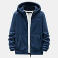 thumbnail image 2 of Vedolay Hoodies Men 2023 Cute Fall Striped Comfy Knit Pullover Sweaters Blue,L, 2 of 5