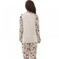 thumbnail image 3 of Pyjama d'Automne et d'Hiver pour Femmes à Manches Longues avec Imprimé de Dessins Animés, Ensemble de Vêtements de Nuit Amples et Doux, 3 of 4