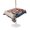 Red, Navy Blue, Cream, Tan, variant on Outdoor Tablecloth with Umbrella Hole for Patio/Picnic/Party/Camping, Independence Day Waterproof Table Cloth Rectangle Table Cover Washable, American Flag Gnomes Balloons Country Truck (52"x 70")