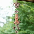thumbnail image 2 of Turtle Wind Chimes Outdoor, EEEkit 33" Large Retro Wind Chimes Bell, Garden Wind Chimes with 4 Aluminum Tuned and 7 Turtles for Indoor Outdoor Garden Patio Decor, 2 of 9