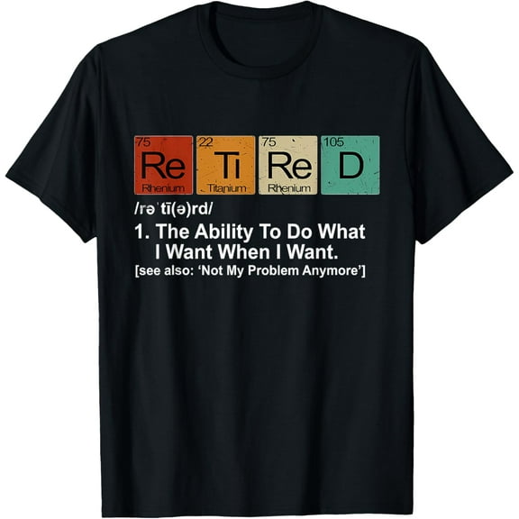 Retired Definition Retirement Definition For Women Men T-Shirt Tee