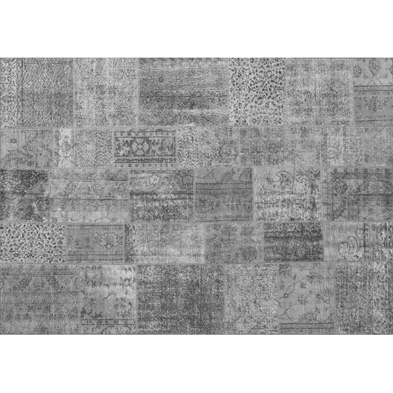 Ahgly Company Indoor Rectangle Persian Gray Traditional Area Rugs, 2' x 4'