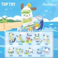thumbnail image 2 of Figuras de Sanrio Spot Goods, lindas y hermosas, figuras de vacaciones de Pacha Dog, muñecos de juguete de moda, decoraciones de mesa de perro con orejas grandes, regalos, 2 of 5