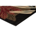 thumbnail image 5 of Transitional 5x7 Area Rug (5' x 7') Botanical Black, Avocado Living Room Easy to Clean, 5 of 8