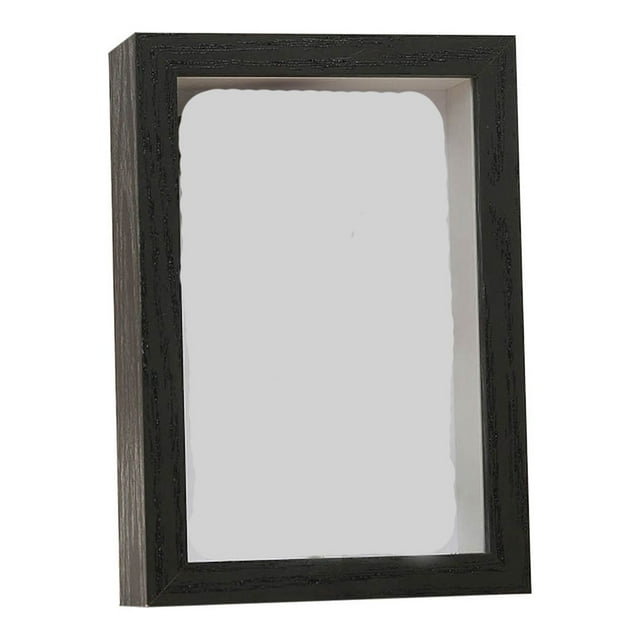 EGNMCR Shadow Box Frame 6X4IN Memory Box Picture Frame Display Case For Bouquet Photos Keepsakes Medals Framed But Without Flowers Photo frme
