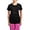 With Pink Pant, variant on CafePress - Our Love Now & Always Pajamas - Women's Short Sleeve Print T-Shirt and Pants Dark Cotton Pajama Set
